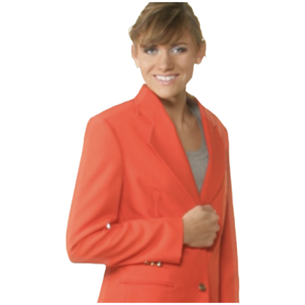 Ladies Classic Orange Blazer