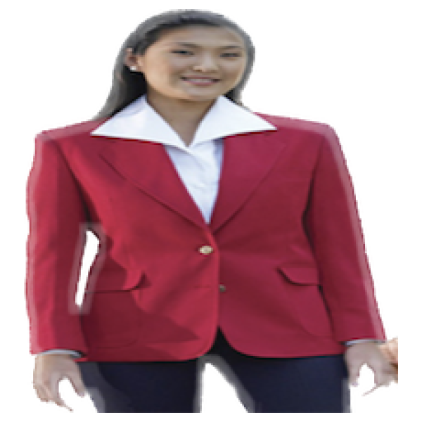 Ladies Classic Red Blazer - Image 4