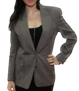 Ladies Classic Grey Blazer