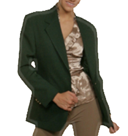 Ladies Classic Hunter Green Blazer