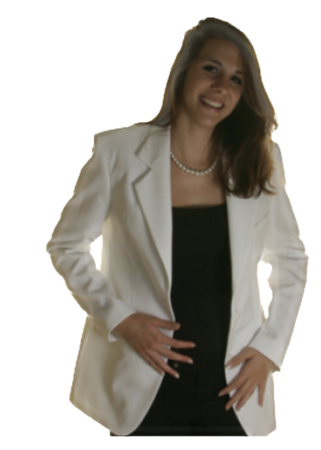 Ladies Classic White Blazer